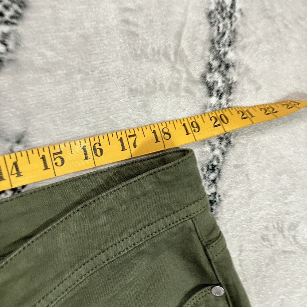 Loro Piana Mens IT 52 US 36 Olive Green Cotton Stretch Five Pocket Pants Italy - Picture 3 of 11